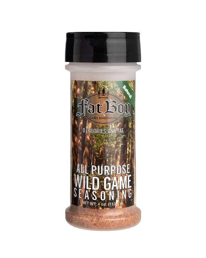 All Purpose Natural Wild Game Seasoning 4 oz – Fat Boy Game Seasonings